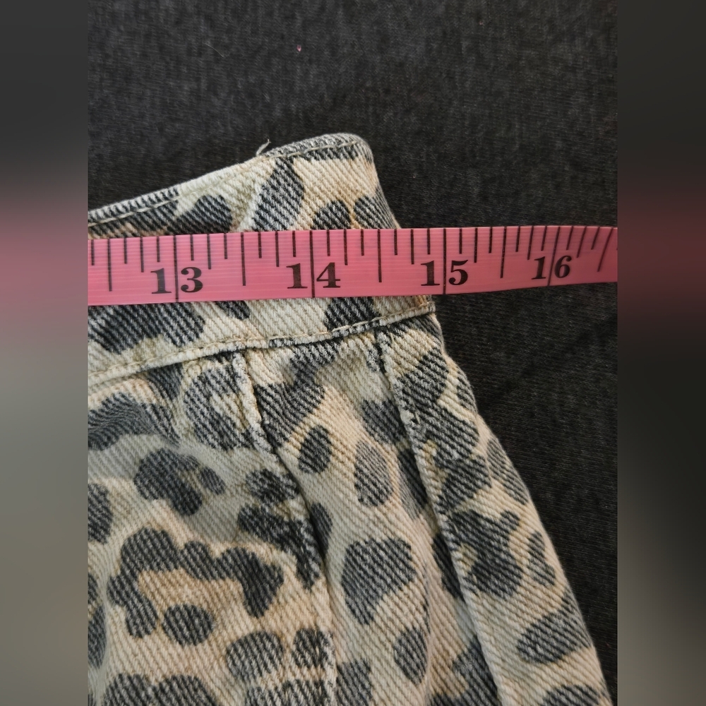 bohme Neutral Leopard-Print Cropped Jeans - Picture 11 of 12